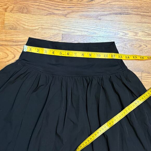 Halara Women’s Small Black Lined Slit Maxi Skirt Basic Summer Athleisure Skort - Picture 3 of 5